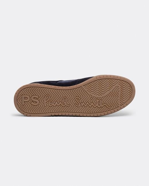 Paul Smith Blue Dover Gum Sole Trainers for men