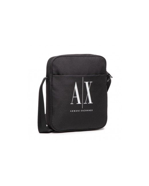 Armani Exchange Synthetic A|x Logo Crossbody Bag in Black for Men | Lyst