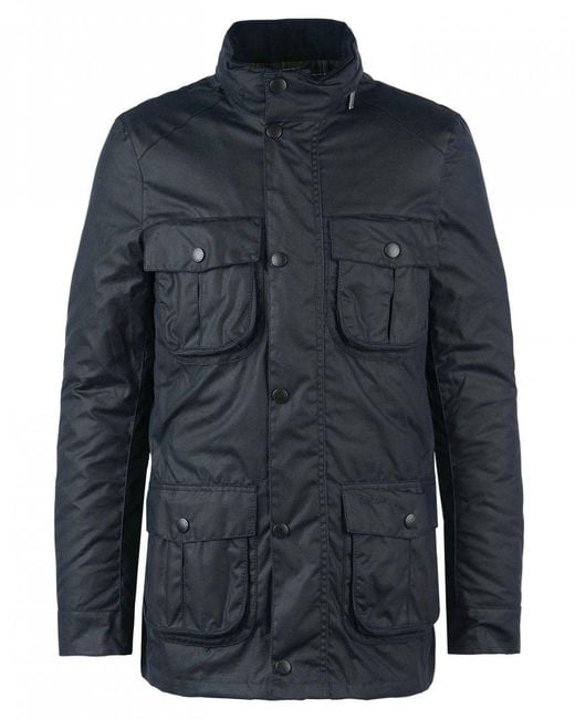 Barbour Blue Corbridge Wax Jacket for men