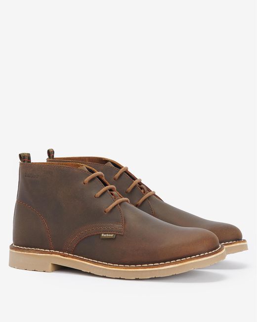 Barbour Brown Siton Desert Boots for men