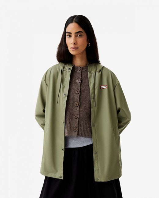 Hunter Green Izzy Hooded Jacket