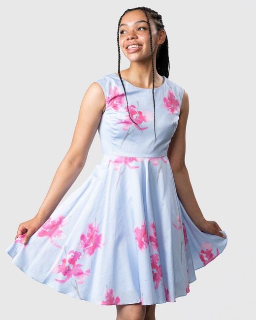 Joules White Amelie Dress
