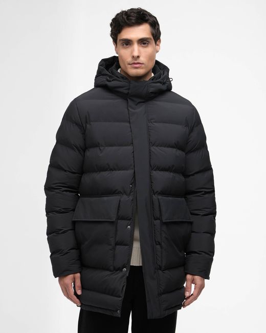 Barbour Black Dalesmith Puffer Jacket for men