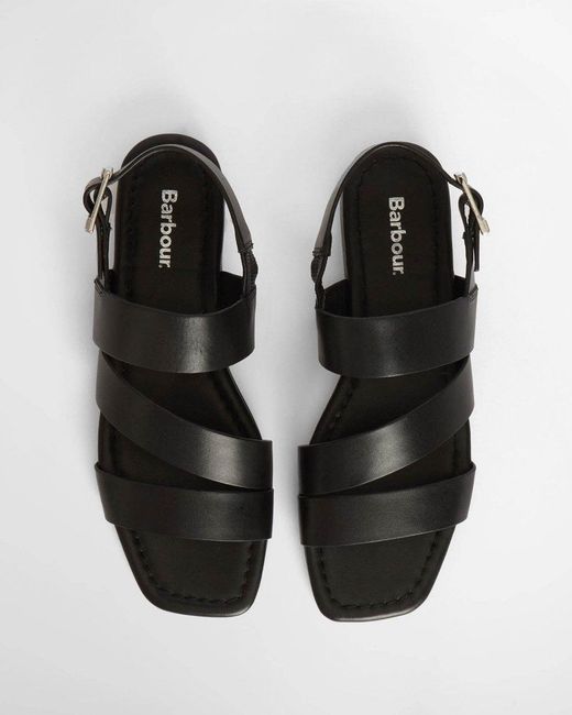 Barbour White Penelope Sandals