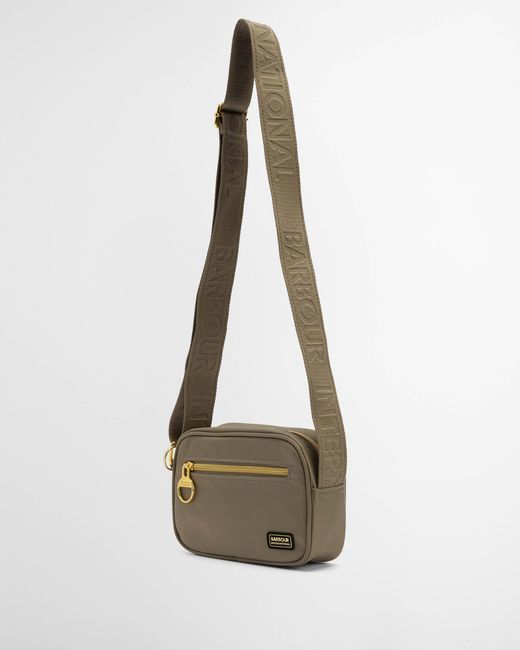 Barbour Gray Qualify Micro Crossbody Bag