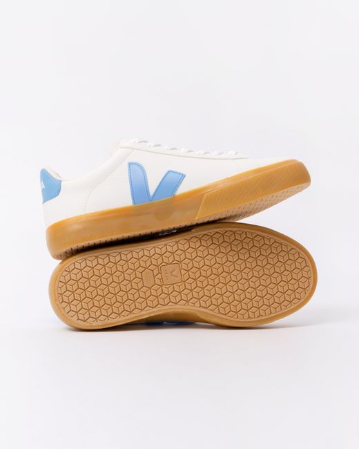 Veja White Campo Leather Trainers
