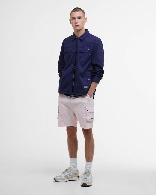 Barbour Blue Hayden Overshirt for men