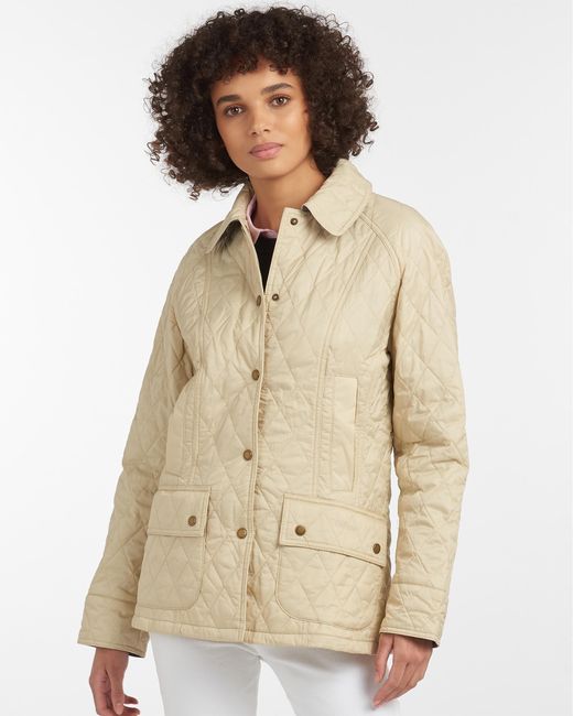 Barbour Natural Summer Beadnell Quilted Jacket