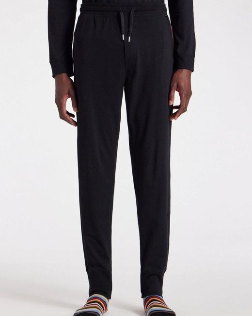 Paul Smith Blue Cotton Jersey Lounge Pants for men