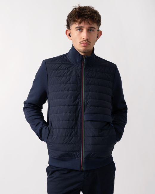 Paul Smith Blue Ps Mixed Media Jacket for men