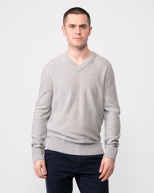 Hugo boss men's hotsell v neck jumper