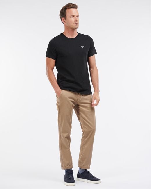 Barbour Black Sports T-Shirt Size: M for men