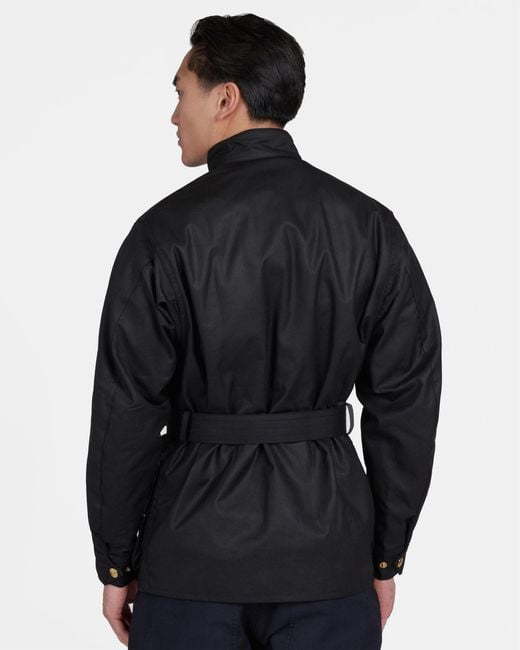Barbour Black International Original Wax Jacket for men