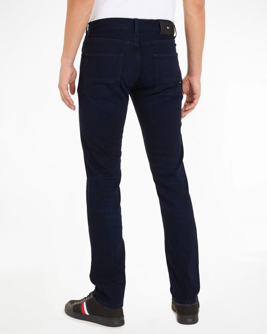 Tommy Hilfiger Blue Straight Denton Power Stretch Jeans for men
