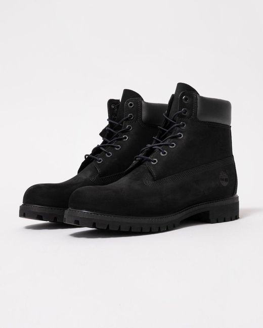 Timberland Black Premium 6 Inch Waterproof Boots for men
