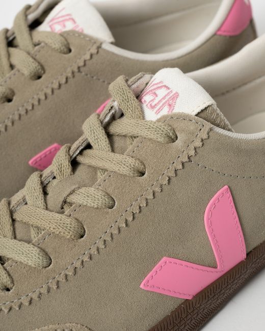 Veja Natural Volley Suede Trainers