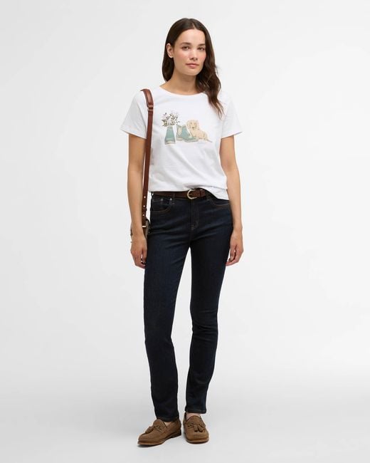 Barbour White Brambles T-Shirt