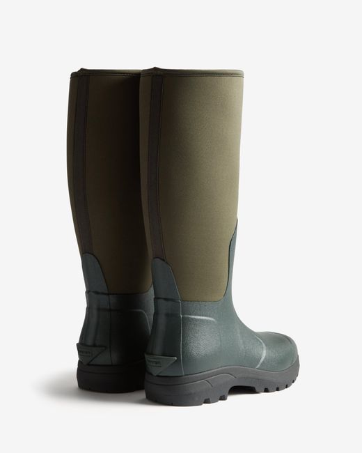 Hunter Black Balmoral Neoprene Tall Boot