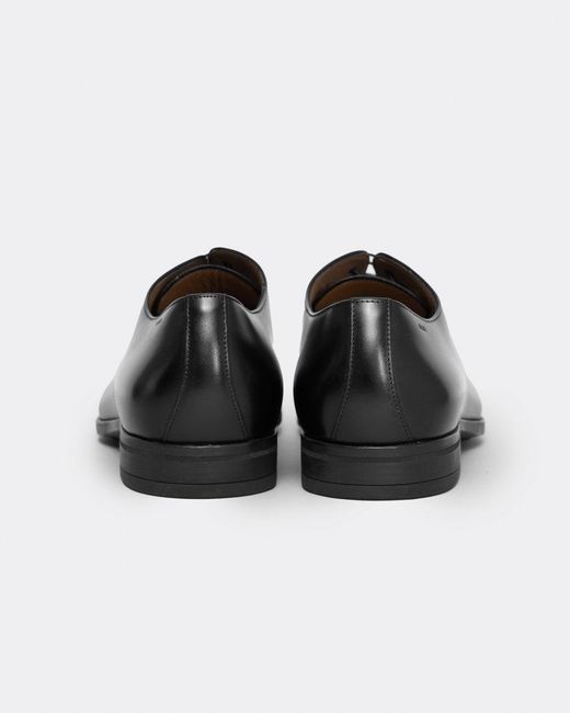 Boss Black Kensington Leather Derby Shoes With Rubber Sole Nos for men