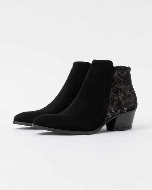 Elia B Black Urban Ankle Boot