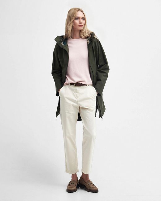 Barbour Gray Heron Waterproof Jacket