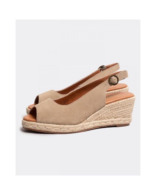 Barbour Nadia Wedge Espadrilles in Brown | Lyst