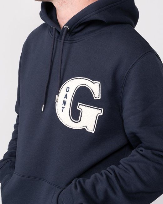 Gant Blue G Graphic Hoodie for men