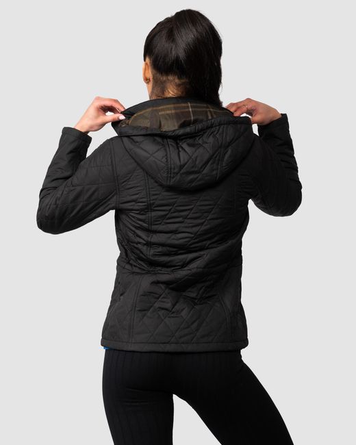Barbour Black Millfire Quilted Jacket