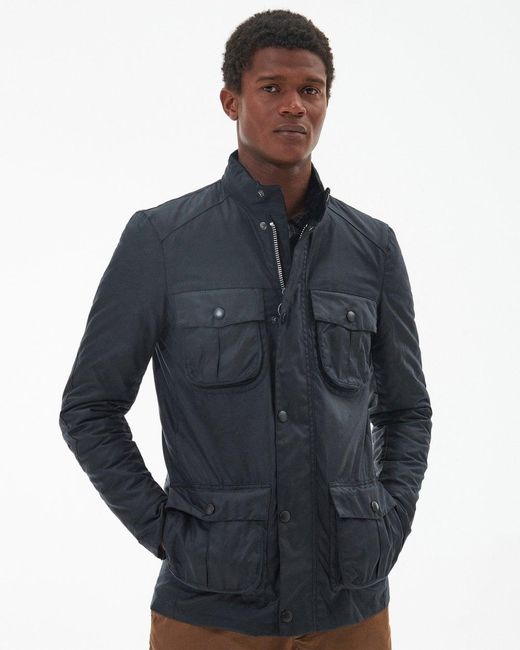 Barbour Blue Corbridge Wax Jacket for men