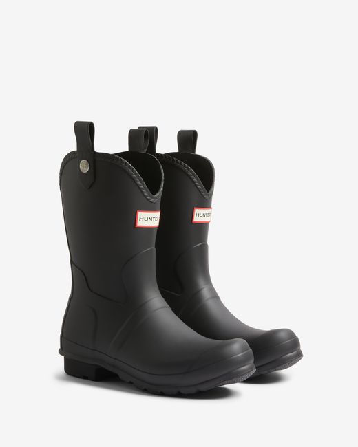 Hunter Black Original Cowboy Boot Wellies