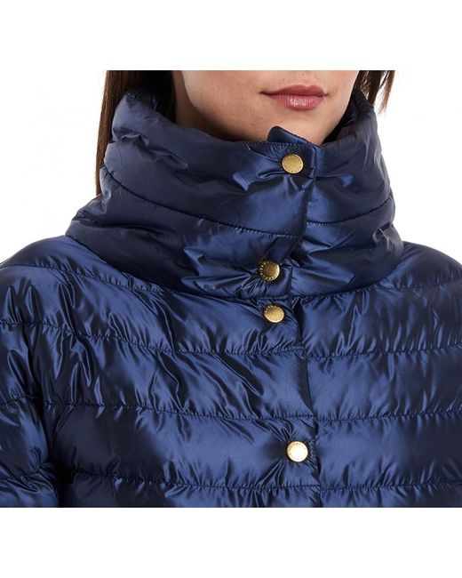 barbour hamble quilted jacket navy