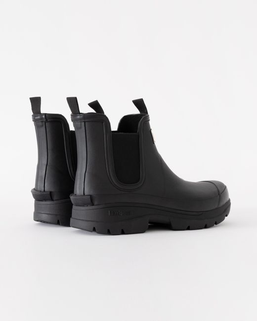 Barbour Black Nimbus Chelsea Style Wellingtons for men