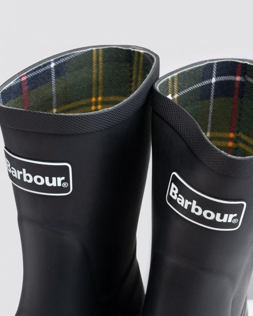 Barbour Black Banbury Short Wellingtons
