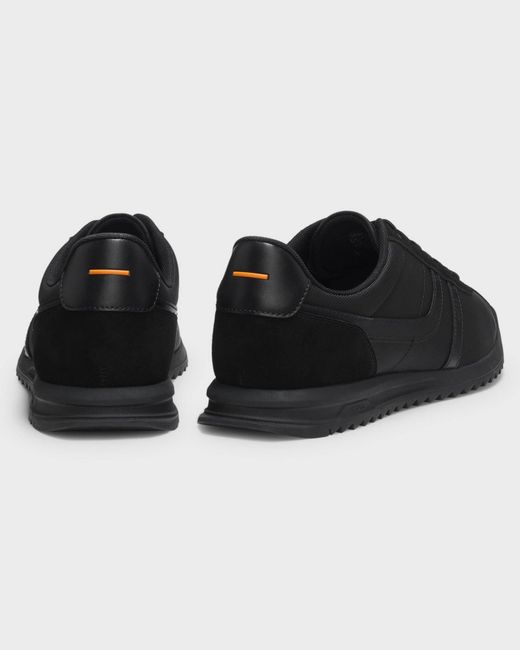 Boss Black Zayn Low-Top Trainers With Faux-Leather Trims for men
