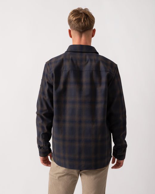 Belstaff Blue Outpost Flannel Shirt for men