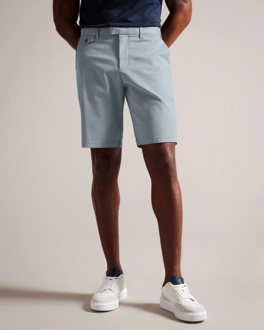 Ted Baker Blue Alscot Chino Shorts for men