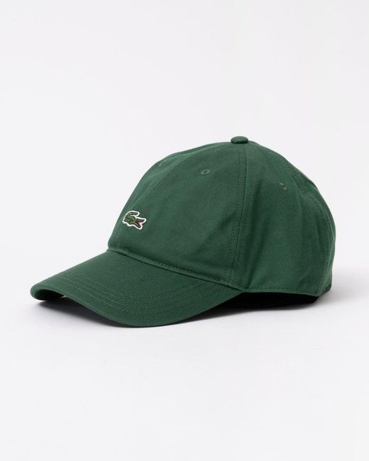 Lacoste Green Organic Cotton Twill Cap for men