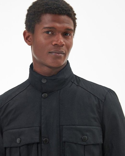 Barbour Blue Corbridge Wax Jacket for men