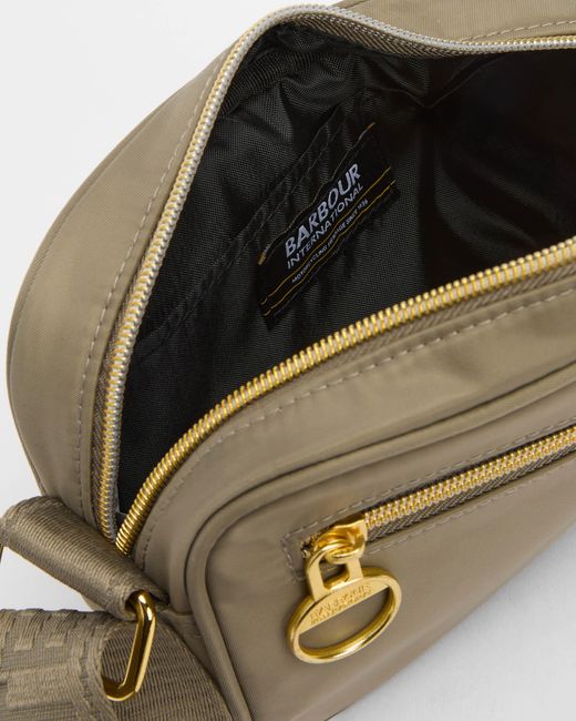Barbour Gray Qualify Micro Crossbody Bag