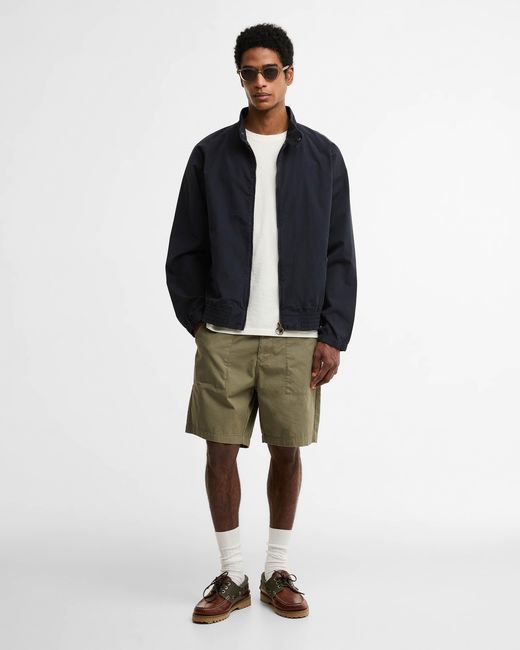 Barbour Blue Royston Cotton Casual Jacket for men