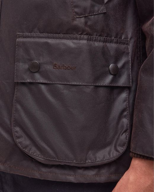 Barbour Black Bedale Wax Jacket for men