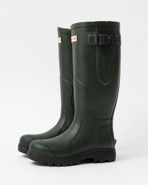 Hunter Black Balmoral Mkii Side Adjustable Boot