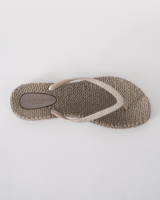 Ilse Jacobsen White Cheerful Glitter Flip Flops
