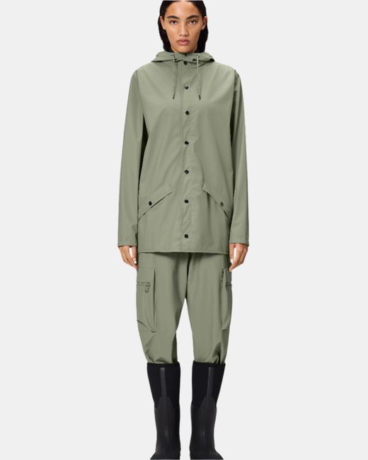 Rains Green Jacket