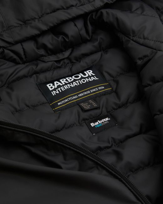 Barbour Black Equinox Quilted Sweat