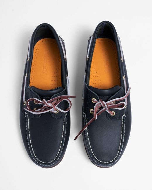 Timberland Blue Earthkeepers Classic Boat Shoe Colour: Mid for men