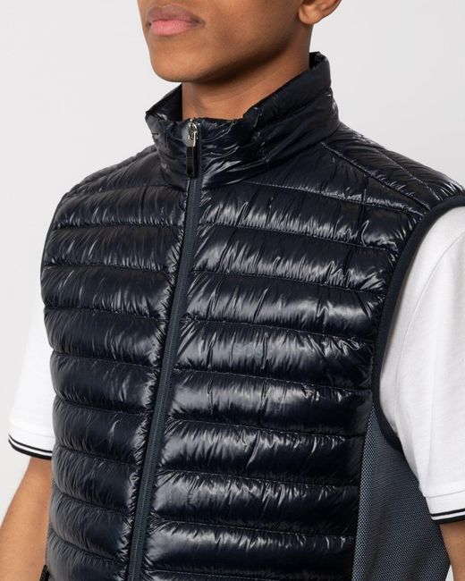 Boss Blue Boss V Techno Padded Gilet Colour: Dark 402, Size: L for men