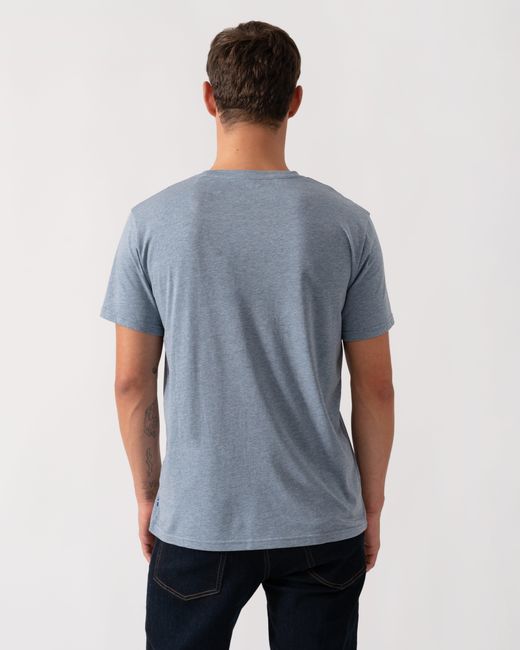 Fjallraven Blue Logo T-Shirt for men