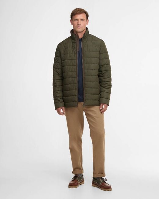 Barbour Green Broughton Quilted Jacket for men