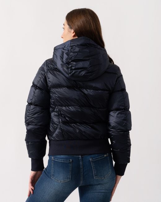 Parajumpers Blue Mariah Hooded Down Bomber